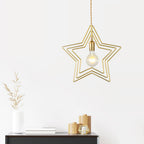 Lampada a Sospensione Geometrica a Stella Singola
