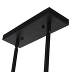 Lampadario in Legno Rettangolare Stile Country