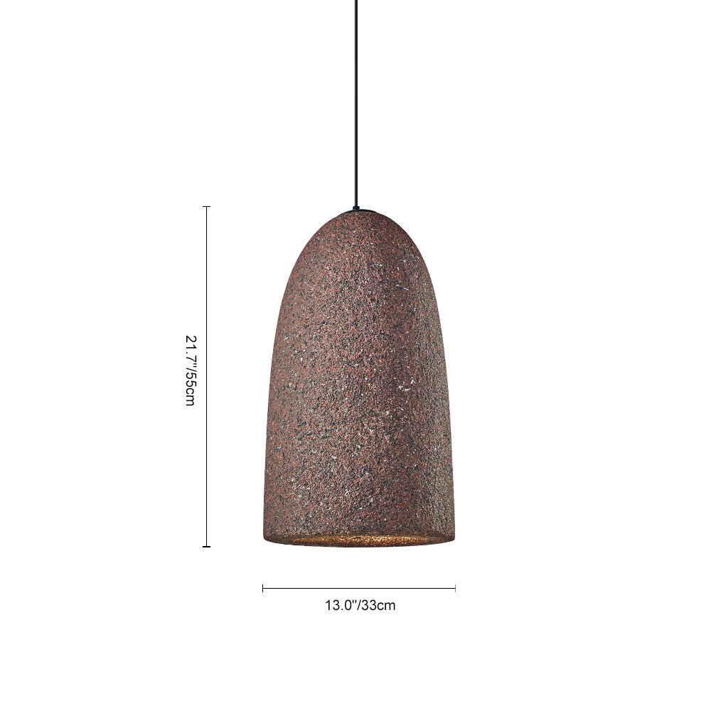 1-Luce Pendente a Campana Fatta a Mano