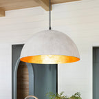 1-Luce Industriale Oversized Lampadario a Cupola in Metallo
