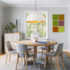 1-Luce Industriale Oversized Lampadario a Cupola in Metallo