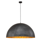 1-Luce Industriale Oversized Lampadario a Cupola in Metallo