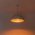 1-Luce Industriale Oversized Lampadario a Cupola in Metallo