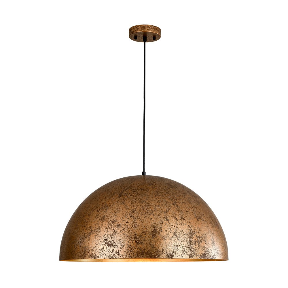 1-Luce Industriale Oversized Lampadario a Cupola in Metallo
