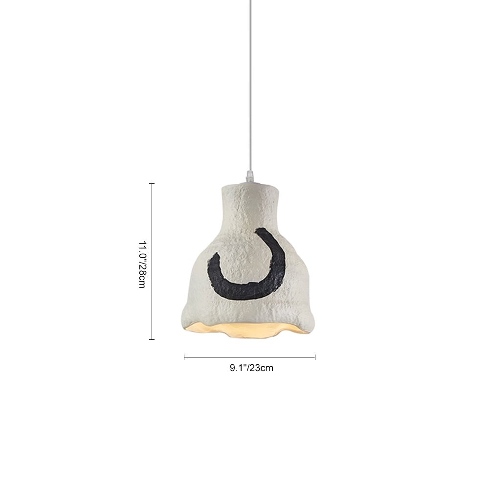 1-Luce Pendant in Design Irregolare Wabi Sabi