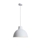 1-Luce Minimalista Moderna in Metallo Opaco a Cupola