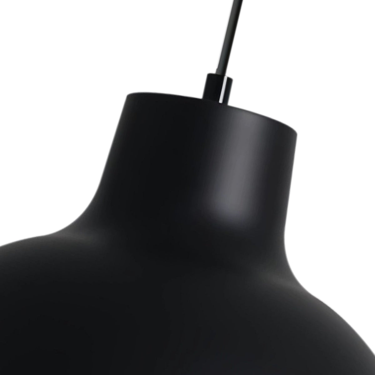 1-Luce Minimalista Moderna in Metallo Opaco a Cupola