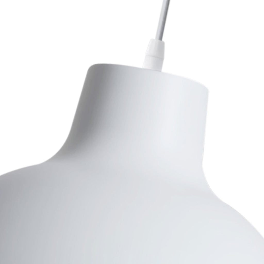 1-Luce Minimalista Moderna in Metallo Opaco a Cupola