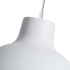 1-Luce Minimalista Moderna in Metallo Opaco a Cupola