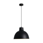 1-Luce Minimalista Moderna in Metallo Opaco a Cupola