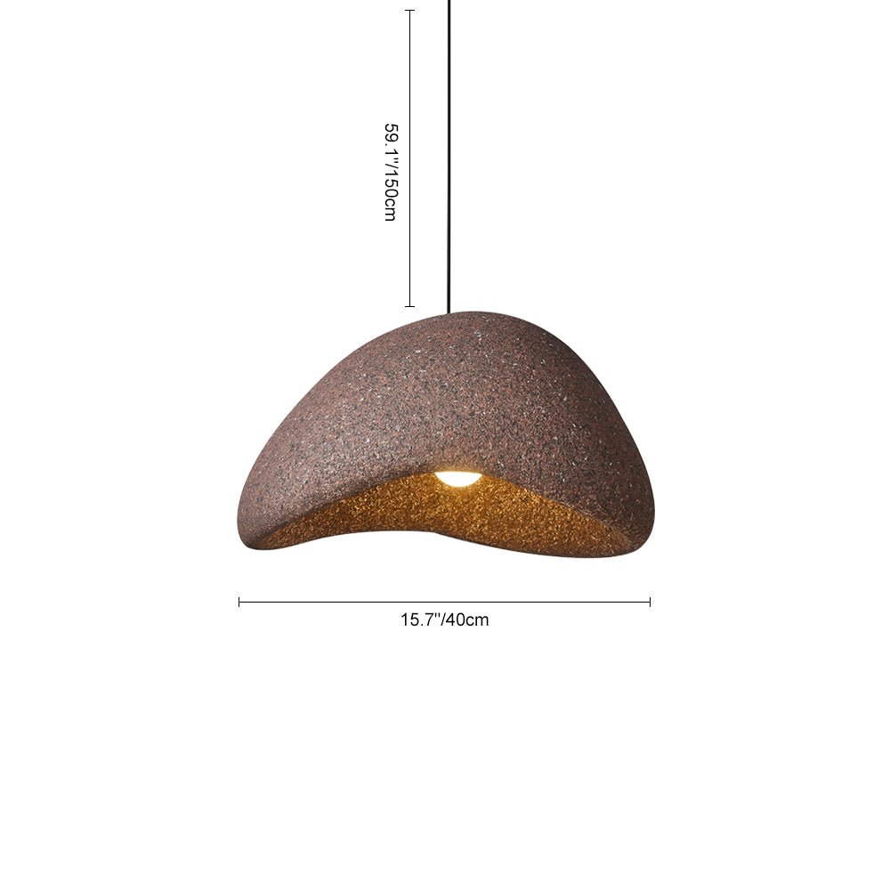 1-Luce Wabi Sabi Lampada a Sospensione Fatta a Mano