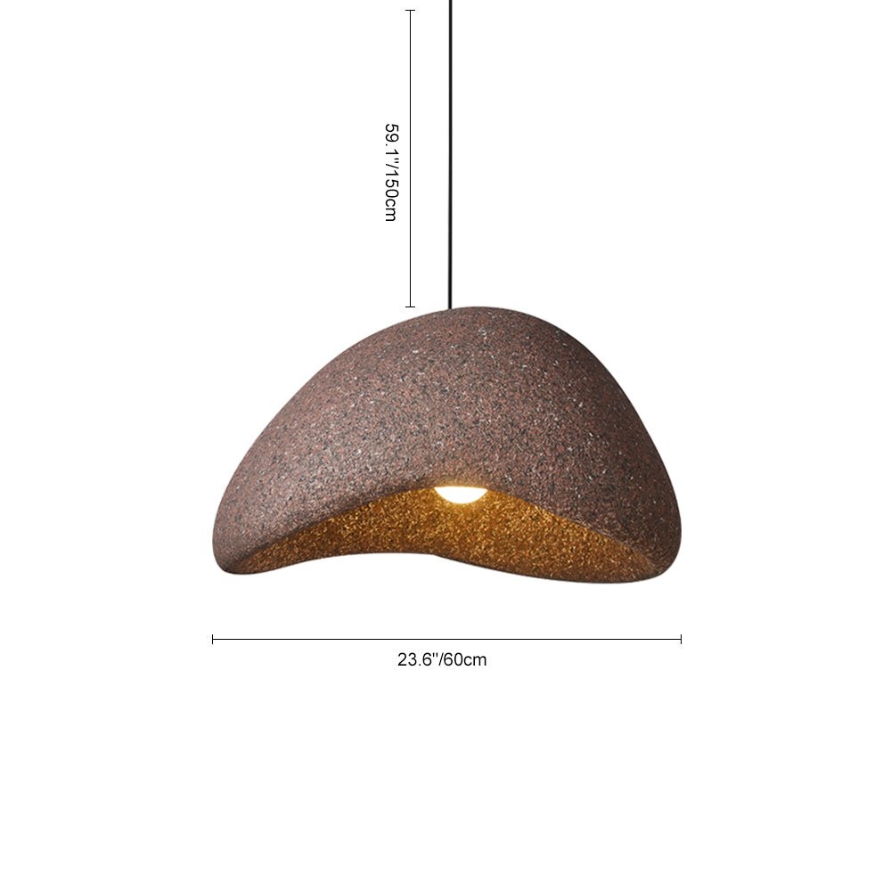 1-Luce Wabi Sabi Lampada a Sospensione Fatta a Mano
