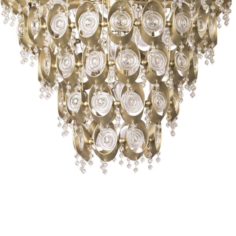 Lampadario di Cristallo Antico di Lusso a 12 Luci