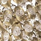 Lampadario di Cristallo Antico di Lusso a 12 Luci