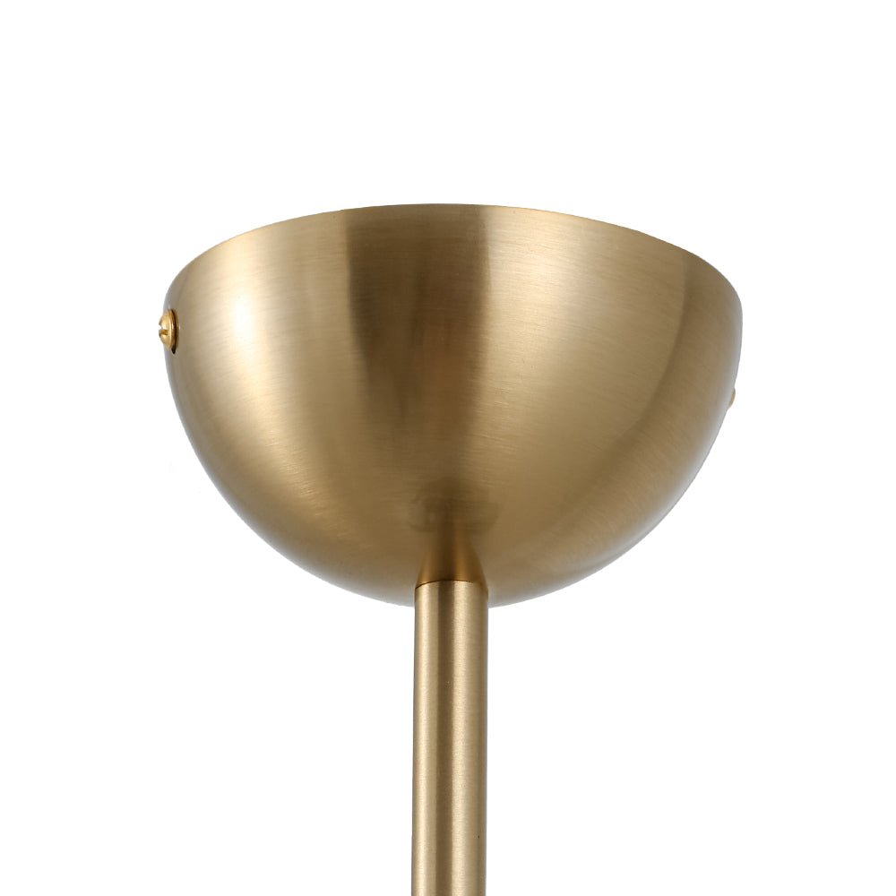 Lampada da soffitto semi-flush a 3 luci con paralume in tessuto plissettato a forma di fiore