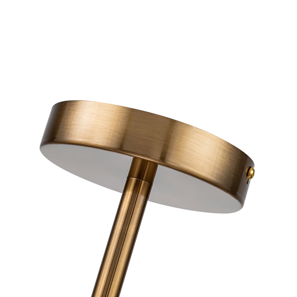 Lampada a soffitto semi-flush a tamburo glamour a 6 luci con cristallo per corridoio