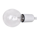 Plafoniera Semi Flush a 6 Luci Stile Sputnik