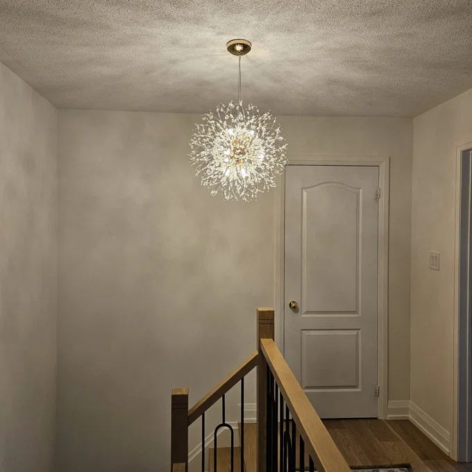 Lampada Sputnik Moderna Unica in Cristallo con 9 Luci