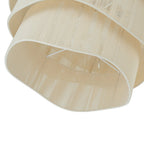 Lampadario Woven a Tamburo a Strati con 6 Luci in Stile Boho