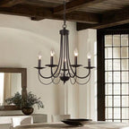 Candelabro in Metallo Semplice Stile Candela