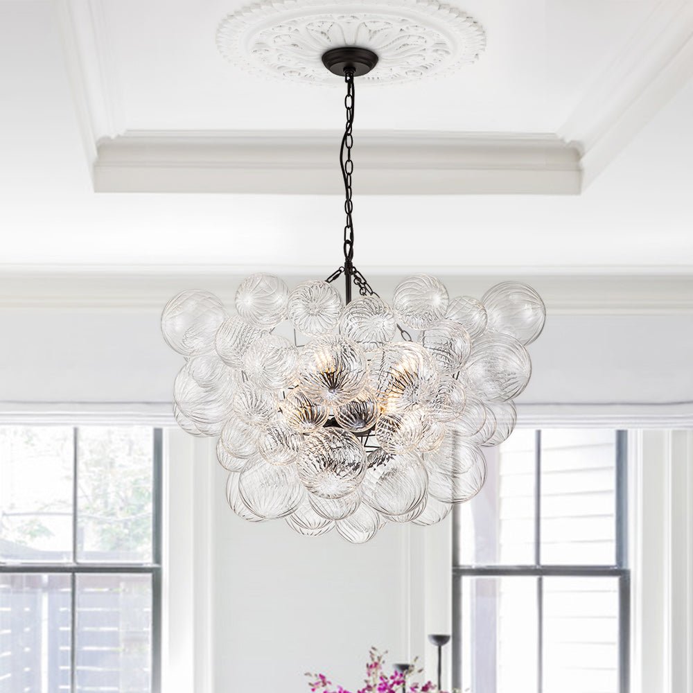 Lampadario a Bolle Ribattuto Contemporaneo