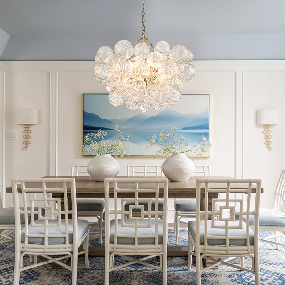 Lampadario a Bolle Ribattuto Contemporaneo