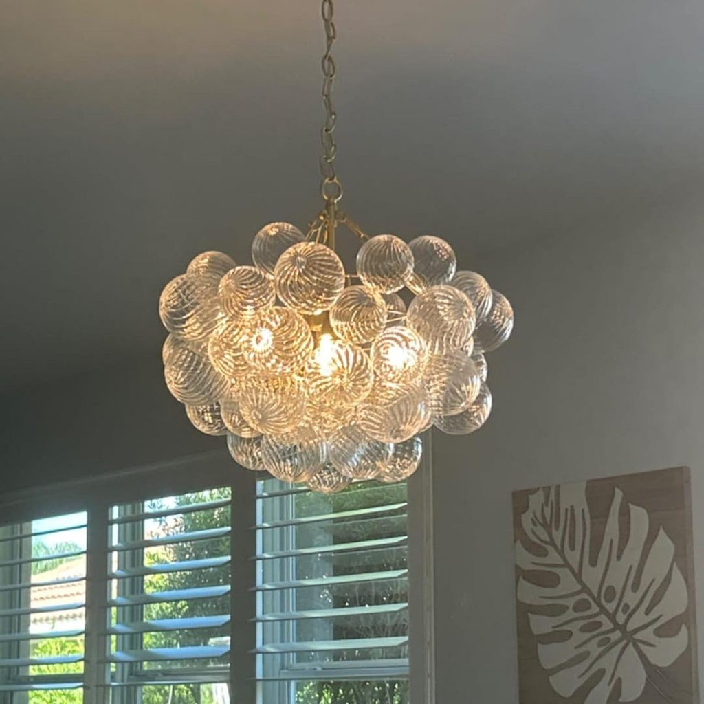 Lampadario a Bolle Ribattuto Contemporaneo