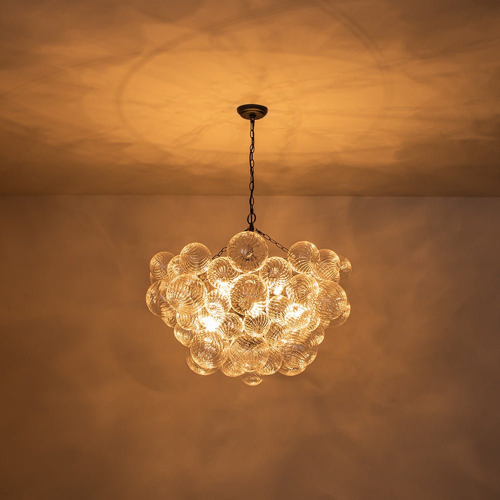 Lampadario a Bolle Ribattuto Contemporaneo