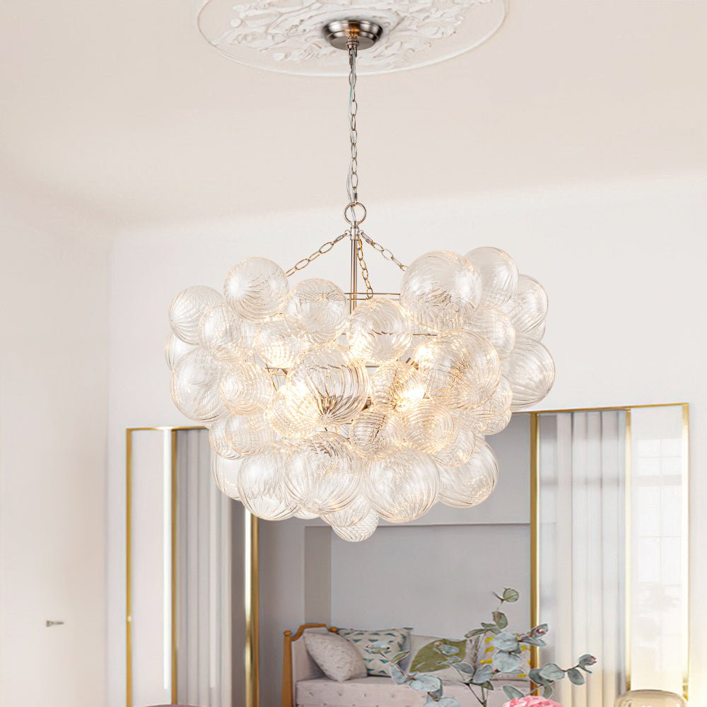 Lampadario a Bolle Ribattuto Contemporaneo
