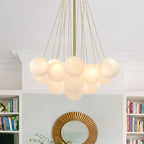 Lampadario in Vetro a Bolle Contemporaneo