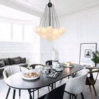 Lampadario in Vetro a Bolle Contemporaneo
