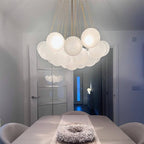 Lampadario in Vetro a Bolle Contemporaneo