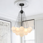 Lampadario in Vetro a Bolle Contemporaneo