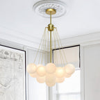 Lampadario in Vetro a Bolle Contemporaneo