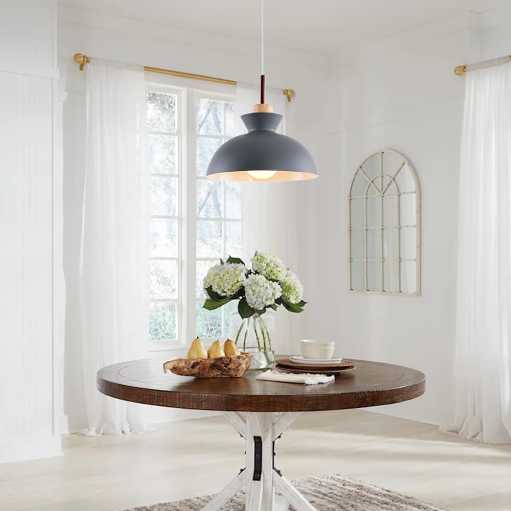 Moderna Lampada a Sospensione a Cupola per Cucina
