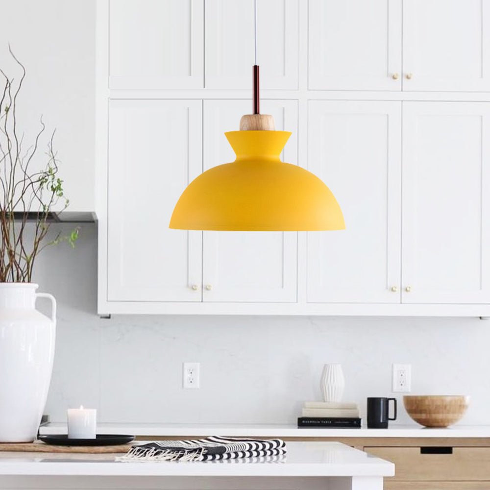Moderna Lampada a Sospensione a Cupola per Cucina