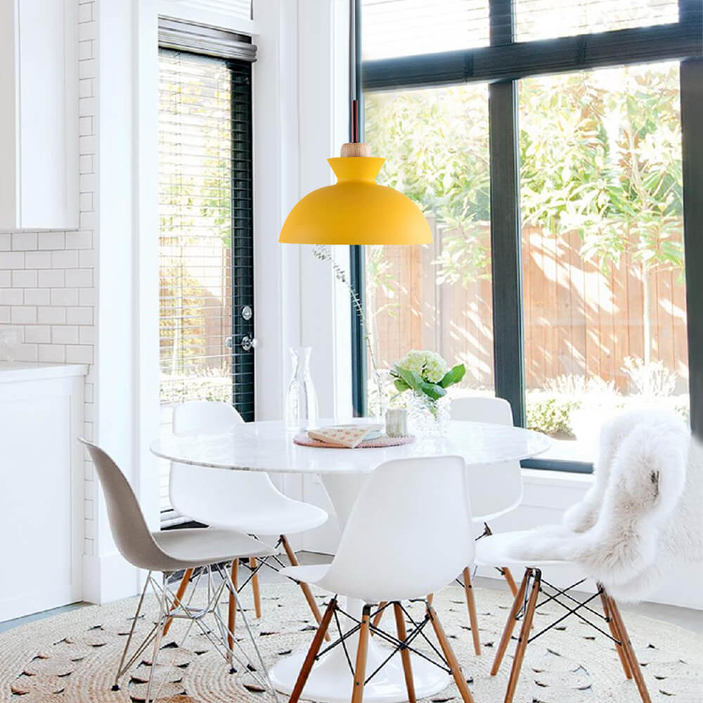 Moderna Lampada a Sospensione a Cupola per Cucina