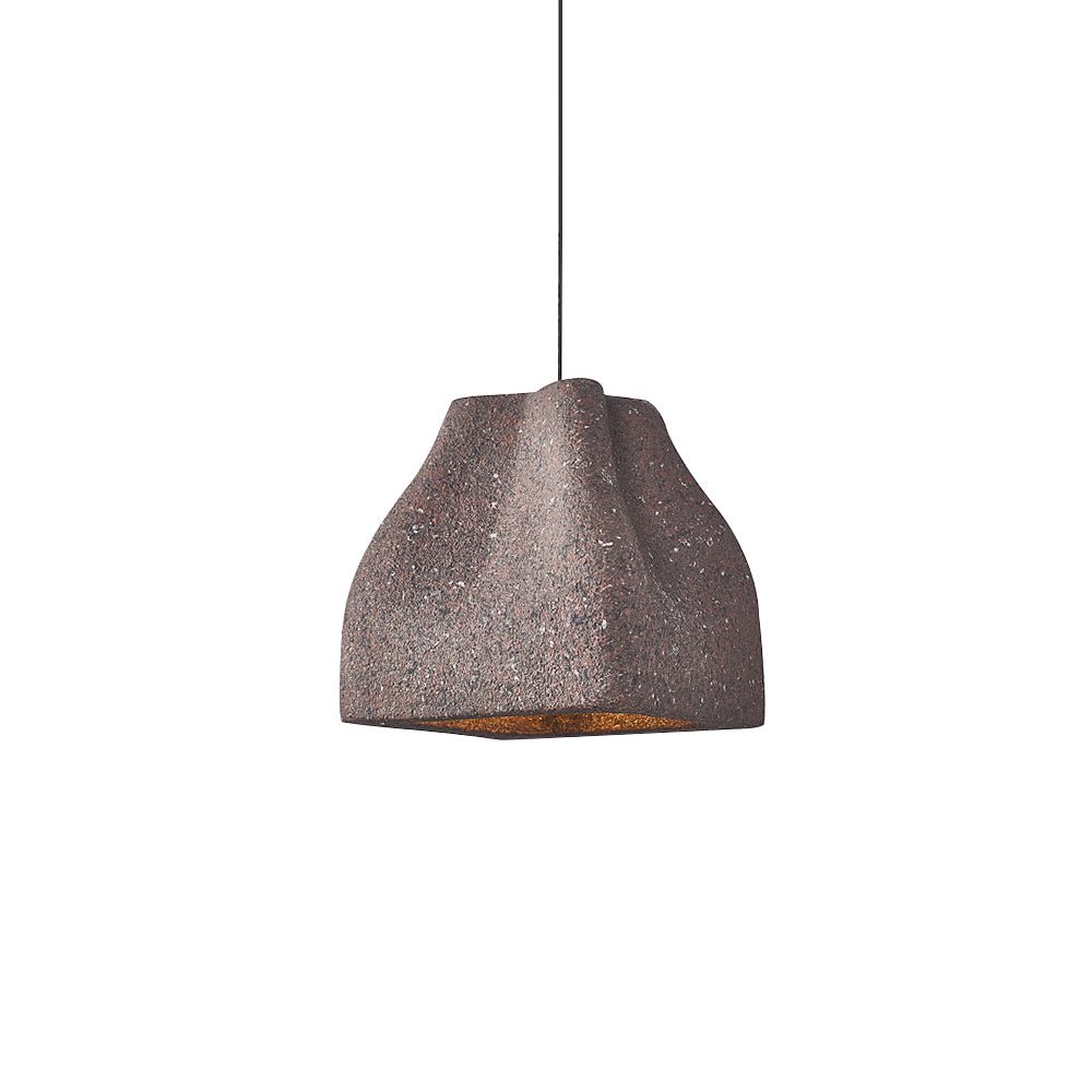 Lampada a sospensione fatta a mano Wabi Sabi 1 luce maculata