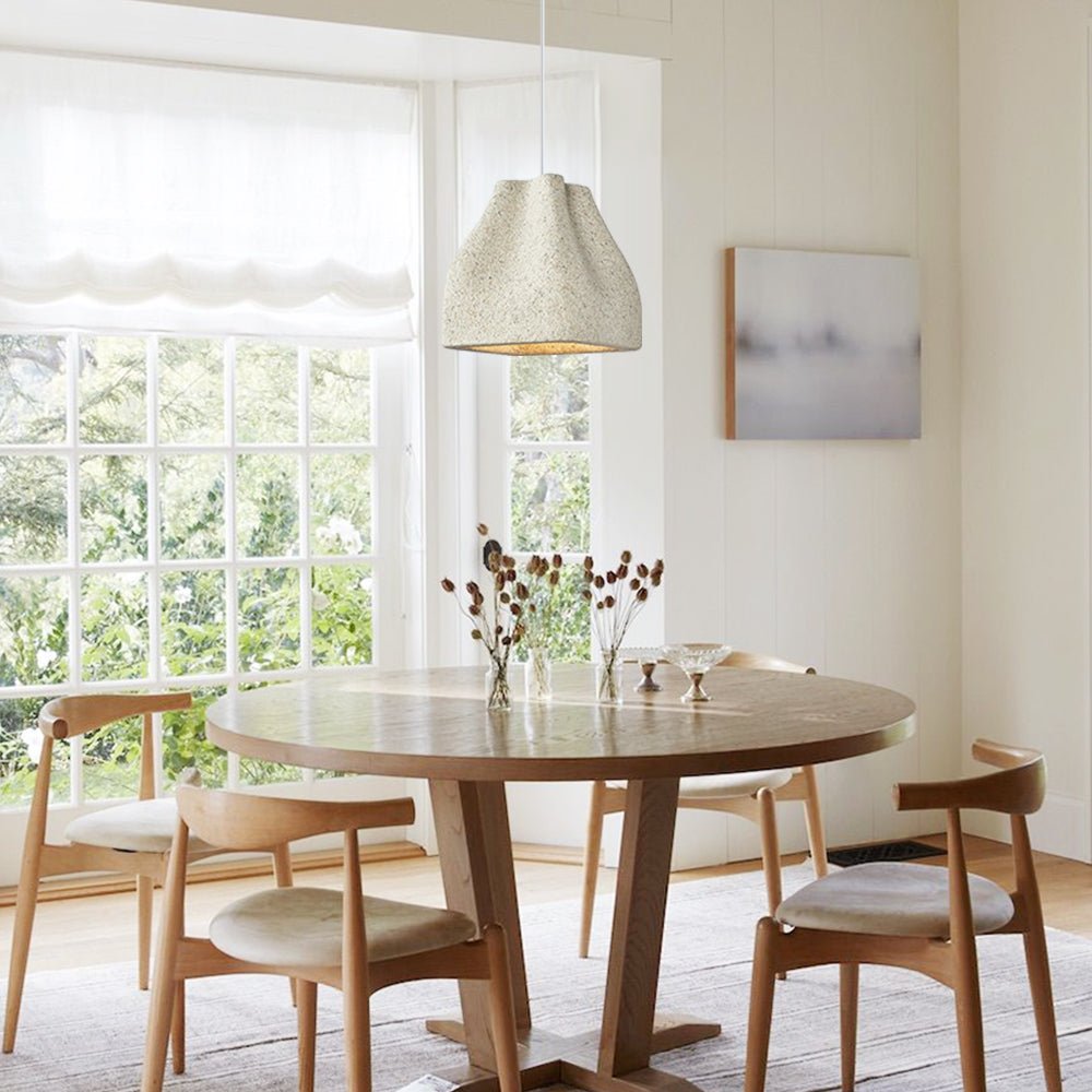 Lampada a sospensione fatta a mano Wabi Sabi 1 luce maculata