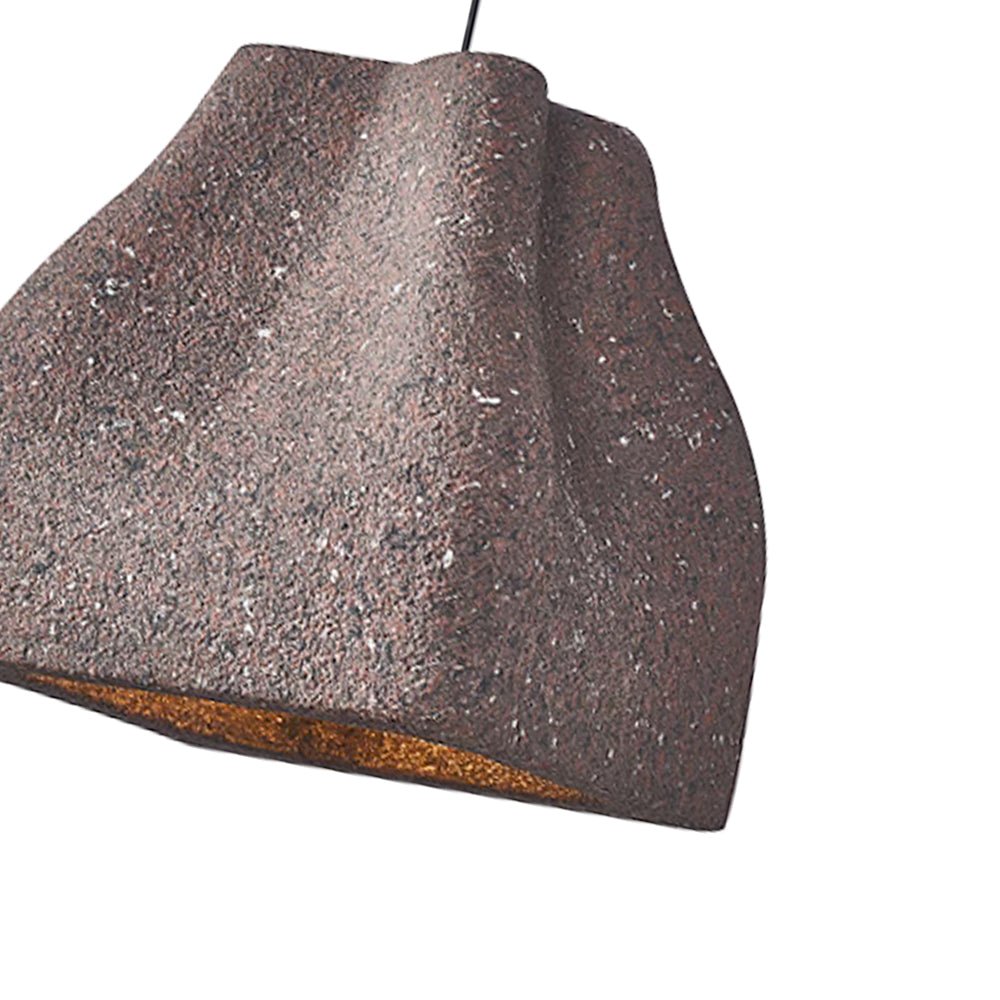 Lampada a sospensione fatta a mano Wabi Sabi 1 luce maculata
