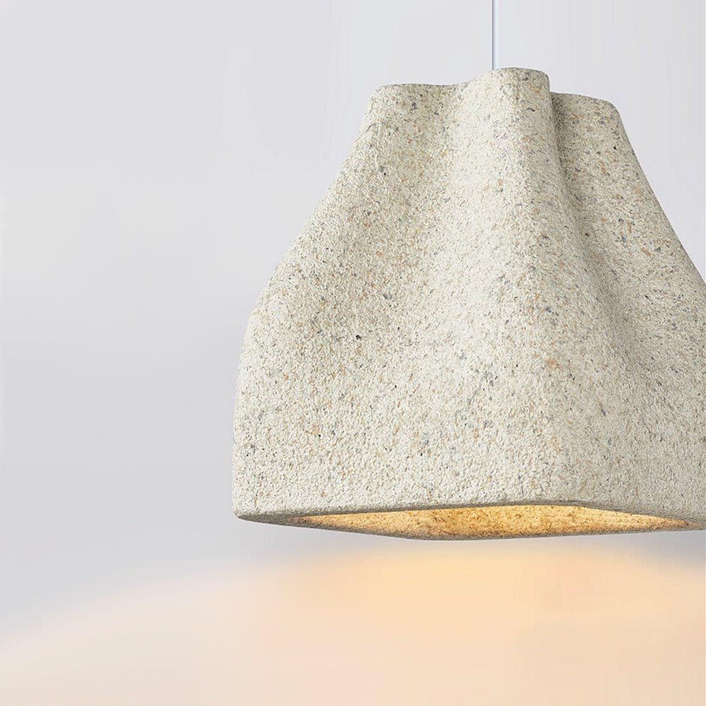 Lampada a sospensione fatta a mano Wabi Sabi 1 luce maculata