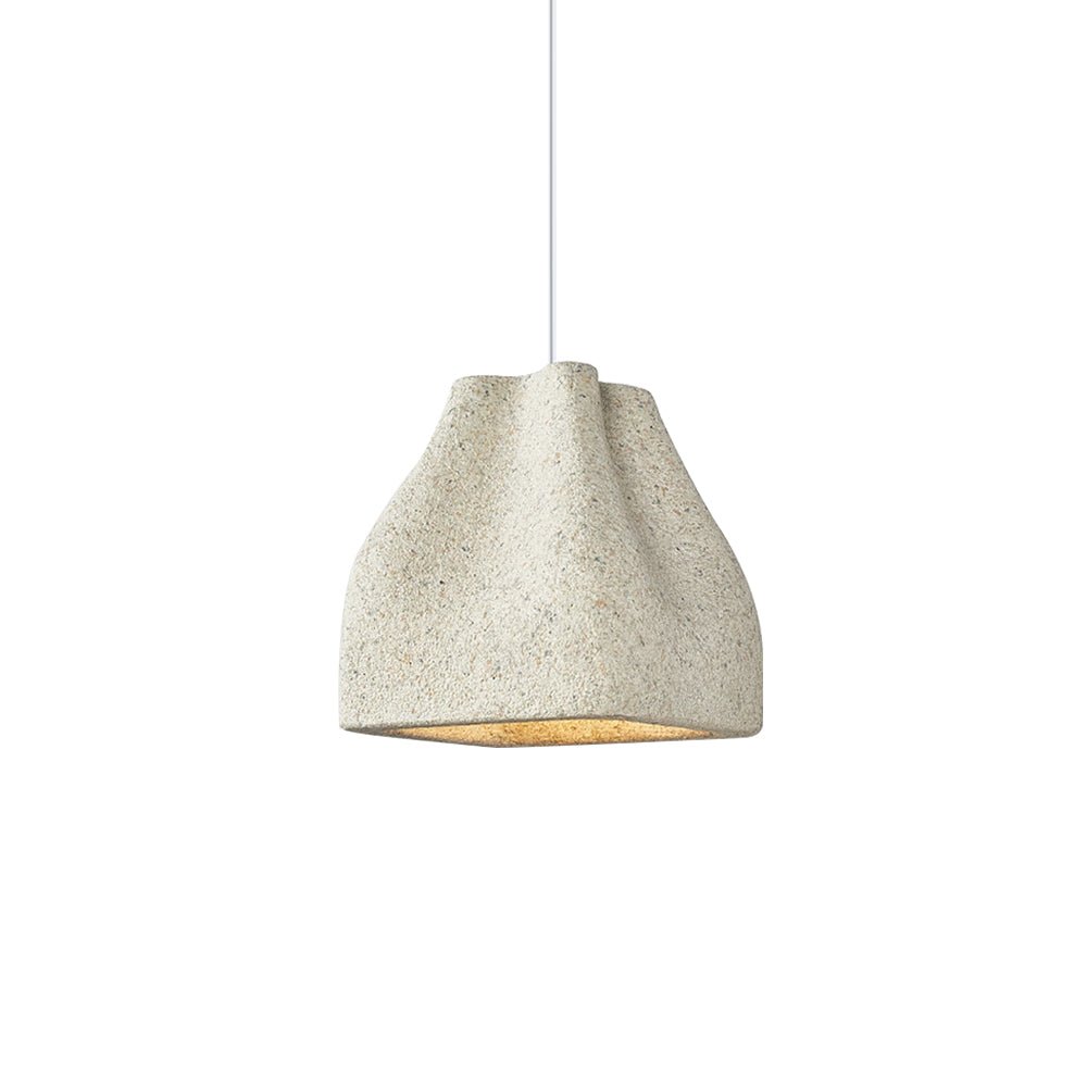 Lampada a sospensione fatta a mano Wabi Sabi 1 luce maculata