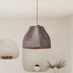 Lampada a sospensione fatta a mano Wabi Sabi 1 luce maculata