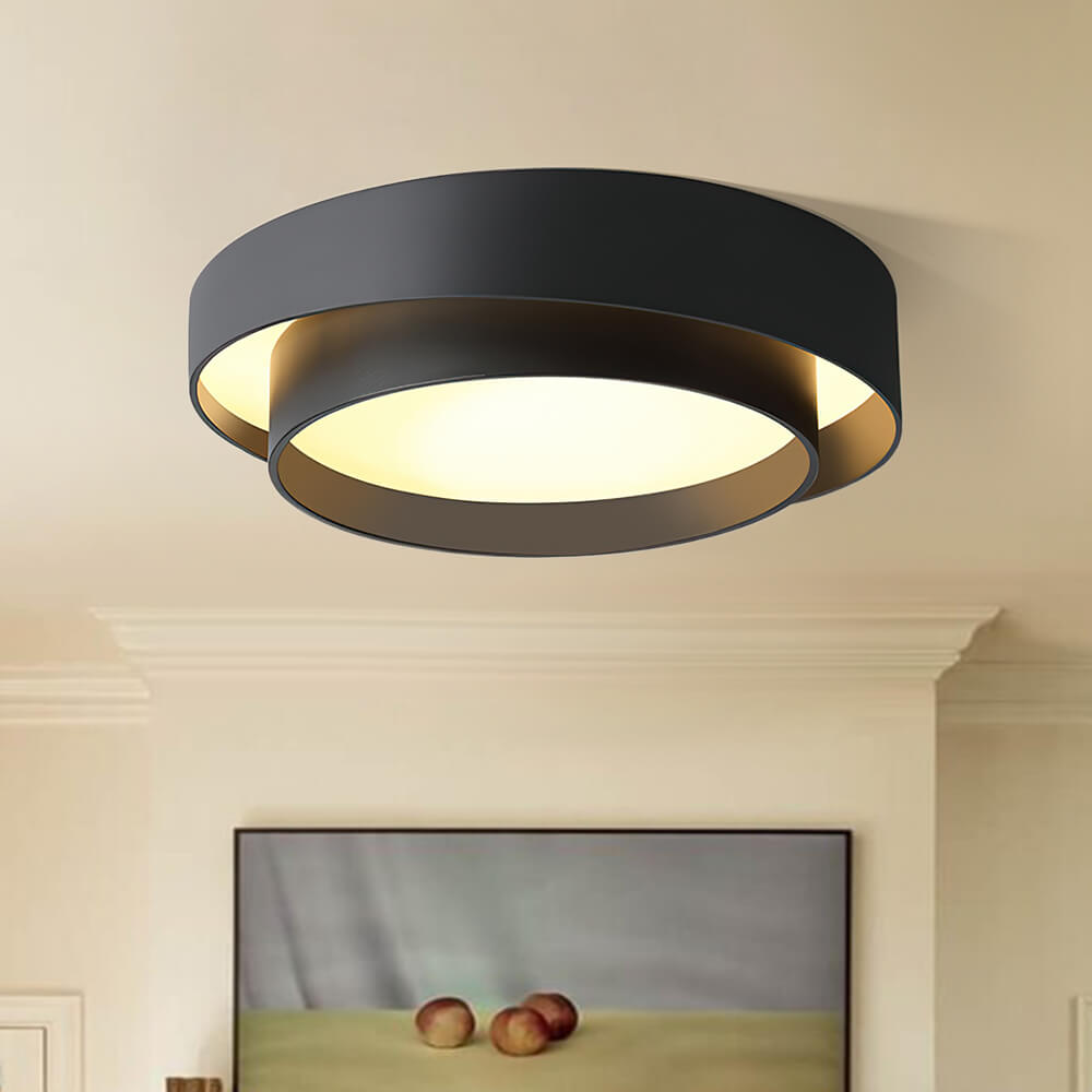 Lampada da soffitto a LED a cerchi concentrici creativi