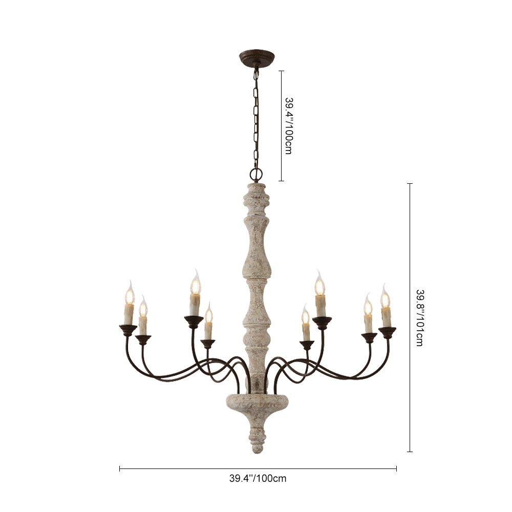 Lampadario a Candela in Stile Classico con 5 Luci