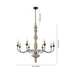 Lampadario a Candela in Stile Classico con 5 Luci
