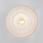 Lampada a sospensione in vetro trasparente a forma di cupola con 1 luce in stile industriale e fattoria