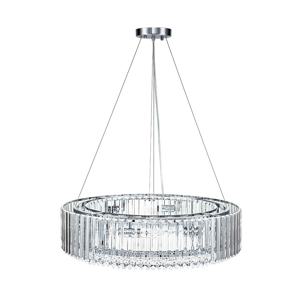 Lampadario a Drummo in Cristallo di Lusso Glam da 8 Luci