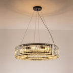 Lampadario a Drummo in Cristallo di Lusso Glam da 8 Luci