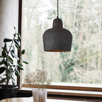Lampada a sospensione a campana in stile giapponese con 1 luce per tavolo da pranzo